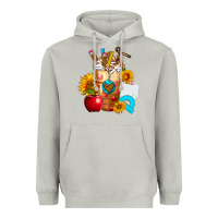 Moon Dust teacher cold drink frappe with sunflowers Heavyweight Hoodie - FaDigitalArtStudio