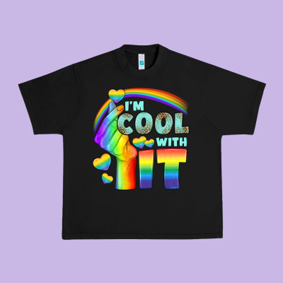 Lgbtq İ'm Cool With İt Urban Heavy Tee Designed By Bundleandbundleshop