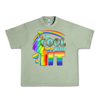 Oil Green Lgbtq İ'm Cool With İt Urban Heavy Tee - BundleAndBundleShop
