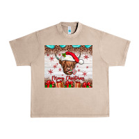 French Oak merry christmas cow Urban Heavy Tee - JahusDesignShop