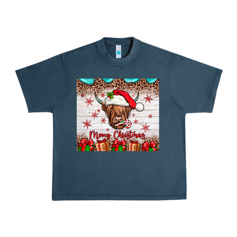 Merry Christmas Cow Urban Heavy Tee by JahusDesignShop | Teevron
