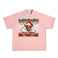Salmon merry christmas cow Urban Heavy Tee - JahusDesignShop
