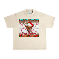 Sandshell merry christmas cow Urban Heavy Tee - JahusDesignShop