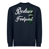 Navy Climate Change Reduce Your Carbon Footprint Gift Heavyweight Sweatshirt - Bettercallsaul