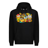 Black school bus coffee cups Premium Hoodie - OliviaCreatesArt