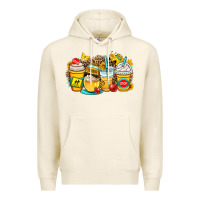 Tofu school bus coffee cups Premium Hoodie - OliviaCreatesArt