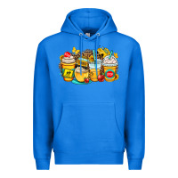 True Royal school bus coffee cups Premium Hoodie - OliviaCreatesArt