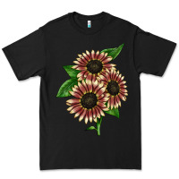 Black strawberry blonde sunflower Premium Tee - LillyAllenDesigns