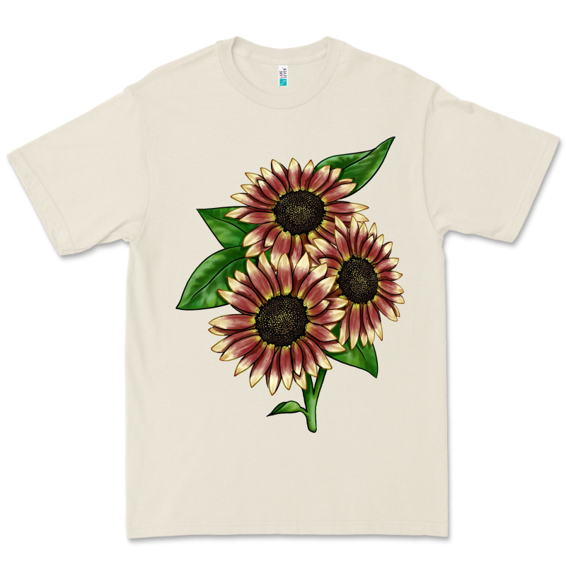 Strawberry Blonde Sunflower Premium Tee by LillyAllenDesigns | Teevron