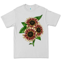 Dove Grey strawberry blonde sunflower Premium Tee - LillyAllenDesigns
