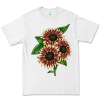 White strawberry blonde sunflower Premium Tee - LillyAllenDesigns