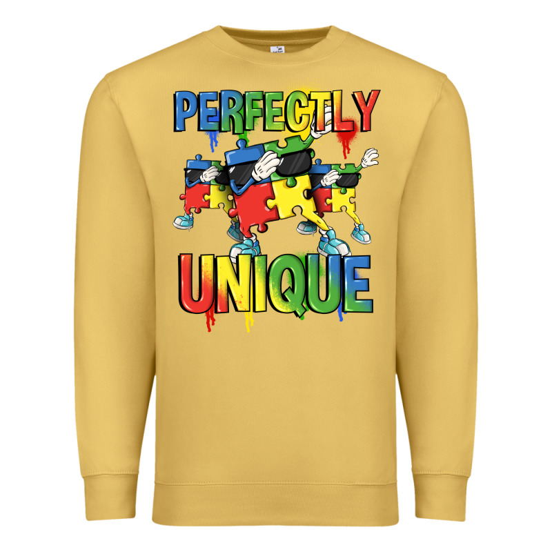 Perfectly Unique Autism Awareness Day Premium Sweatshirt by FaDigitalArtStudio | Teevron