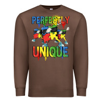 Chestnut Perfectly unique Autism Awareness Day Premium Sweatshirt - FaDigitalArtStudio