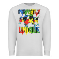 Dove Grey Perfectly unique Autism Awareness Day Premium Sweatshirt - FaDigitalArtStudio