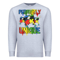 Heather Grey Perfectly unique Autism Awareness Day Premium Sweatshirt - FaDigitalArtStudio