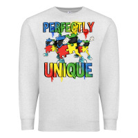 Oatmeal Heather Perfectly unique Autism Awareness Day Premium Sweatshirt - FaDigitalArtStudio