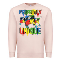 Pale Pink Perfectly unique Autism Awareness Day Premium Sweatshirt - FaDigitalArtStudio