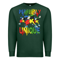 Sports Green Perfectly unique Autism Awareness Day Premium Sweatshirt - FaDigitalArtStudio
