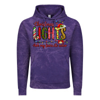 Cloud Purple christmas lights are my favorite color Vintage Hoodie - MaliasSmallBusiness