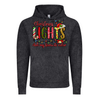 Vintage Black christmas lights are my favorite color Vintage Hoodie - MaliasSmallBusiness