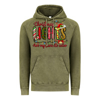 Vintage Olive christmas lights are my favorite color Vintage Hoodie - MaliasSmallBusiness