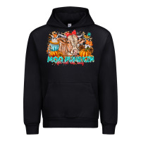 Black Moo Pumpkin Get Out The Way Urban Hoodie - CowhideDigitalArt
