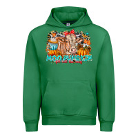 Emerald Moo Pumpkin Get Out The Way Urban Hoodie - CowhideDigitalArt