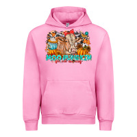 Fuchsia Pink Moo Pumpkin Get Out The Way Urban Hoodie - CowhideDigitalArt