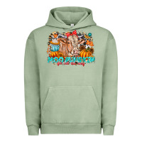 Pigment Oil Green Moo Pumpkin Get Out The Way Urban Hoodie - CowhideDigitalArt