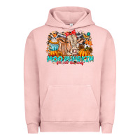 Pigment Salmon Moo Pumpkin Get Out The Way Urban Hoodie - CowhideDigitalArt
