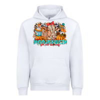 White Moo Pumpkin Get Out The Way Urban Hoodie - CowhideDigitalArt