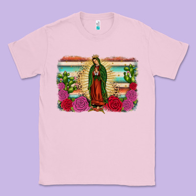 Western Our Lady Of Guadalupe Classic Tee Designed By Jahusdesignshop