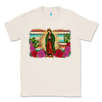 Natural western our lady of Guadalupe Classic Tee - JahusDesignShop