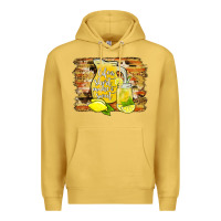 Antique Gold life is short make it sweet Premium Hoodie - JahusDesignShop