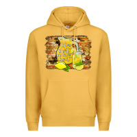 Mustard life is short make it sweet Premium Hoodie - JahusDesignShop