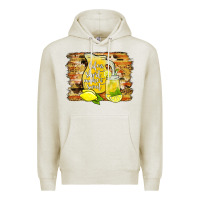 Oatmeal Heather life is short make it sweet Premium Hoodie - JahusDesignShop