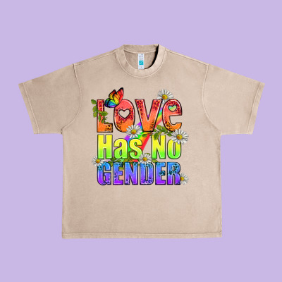 Love Has No Gender Pride Lgbtq Urban Heavy Tee Designed By Bundleandbundleshop