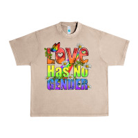 French Oak Love Has No Gender Pride Lgbtq Urban Heavy Tee - BundleAndBundleShop