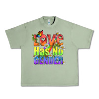Oil Green Love Has No Gender Pride Lgbtq Urban Heavy Tee - BundleAndBundleShop