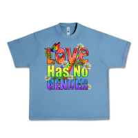 Pebble Blue Love Has No Gender Pride Lgbtq Urban Heavy Tee - BundleAndBundleShop