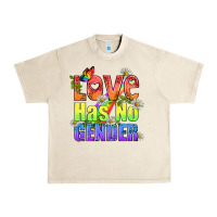 Sandshell Love Has No Gender Pride Lgbtq Urban Heavy Tee - BundleAndBundleShop
