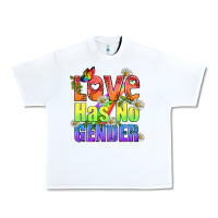 White Love Has No Gender Pride Lgbtq Urban Heavy Tee - BundleAndBundleShop