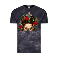 Cloud Black Messy Bun Mom Faith And Rose Vintage Tee - BundleAndBundleShop