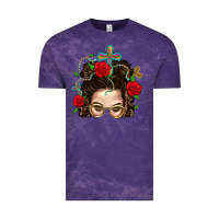 Cloud Purple Messy Bun Mom Faith And Rose Vintage Tee - BundleAndBundleShop