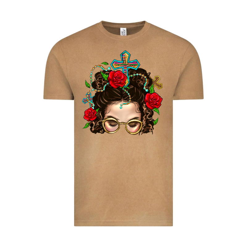 Messy Bun Mom Faith And Rose Vintage Tee by BundleAndBundleShop | Teevron