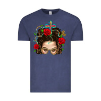 Vintage Denim Messy Bun Mom Faith And Rose Vintage Tee - BundleAndBundleShop