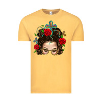 Vintage Mustard Messy Bun Mom Faith And Rose Vintage Tee - BundleAndBundleShop
