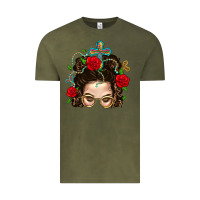 Vintage Olive Messy Bun Mom Faith And Rose Vintage Tee - BundleAndBundleShop
