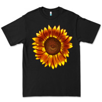 Black tiger eyes sunflower Premium Tee - LillyAllenDesigns