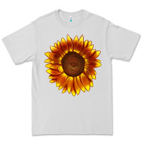 Dove Grey tiger eyes sunflower Premium Tee - LillyAllenDesigns
